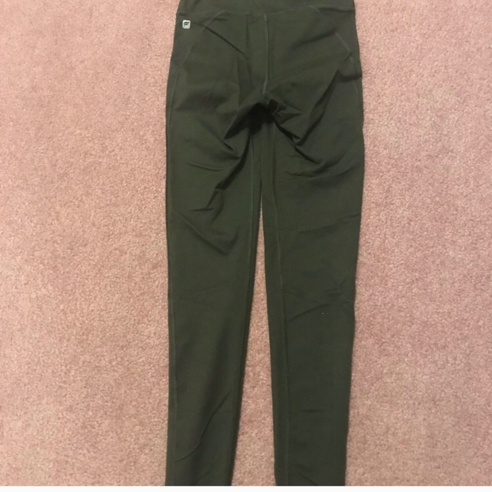 Army green fabletic leggings